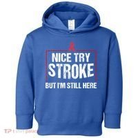 Funny Stroke Survivor Gift Cute Brain Attacks Great Gift Toddler Hoodie thumb 0