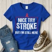 Funny Stroke Survivor Gift Cute Brain Attacks Great Gift Women's T-Shirt thumb 3