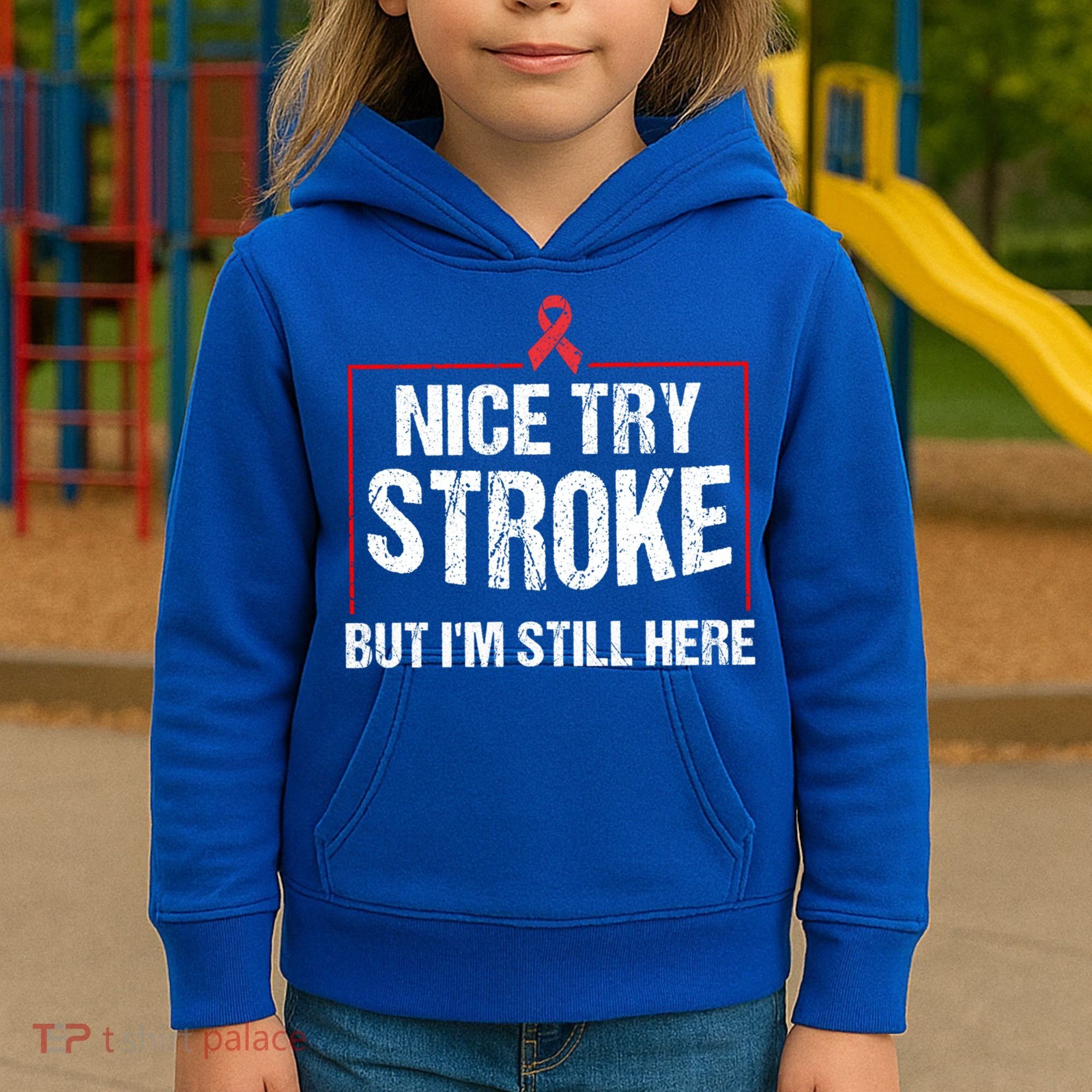 Funny Stroke Survivor Gift Cute Brain Attacks Great Gift Kids Hoodie