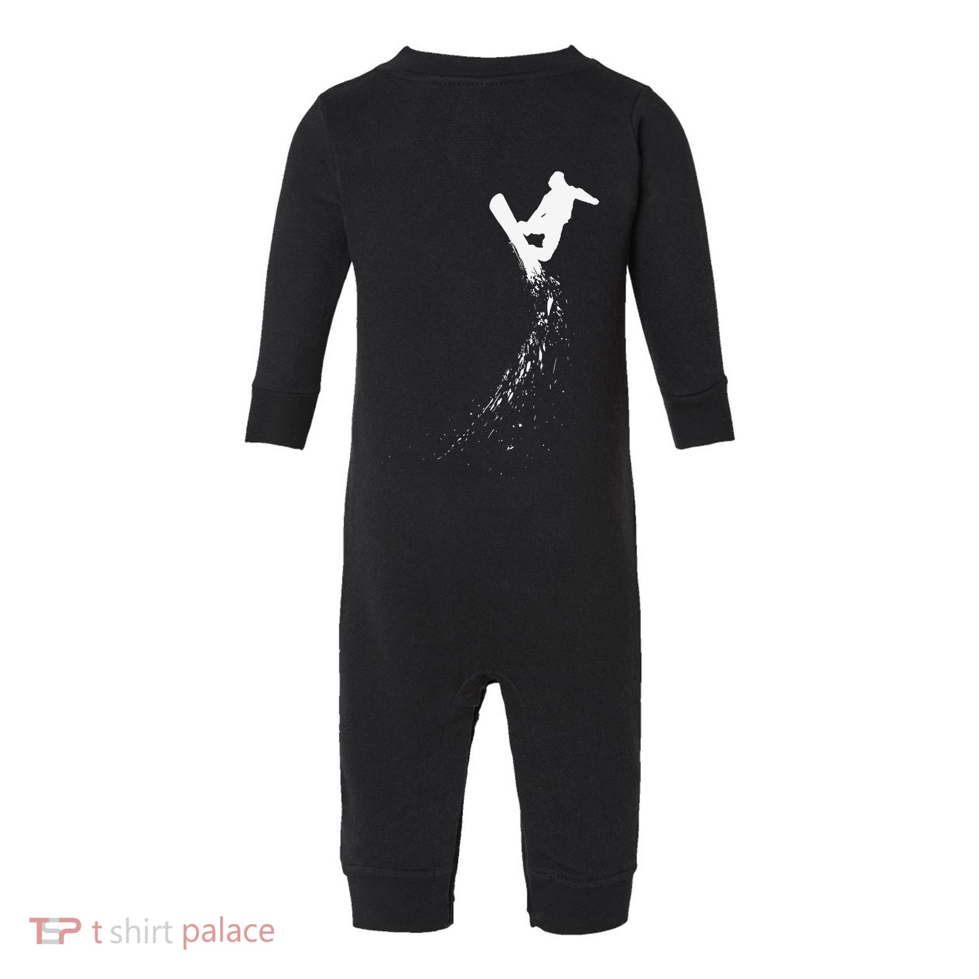 Freestyle Snowboarding Snowboarder Snowboard Wintersports Infant Fleece One Piece
