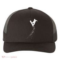 Freestyle Snowboarding Snowboarder Snowboard Wintersports Yupoong Adult 5-Panel Trucker Hat thumb 0
