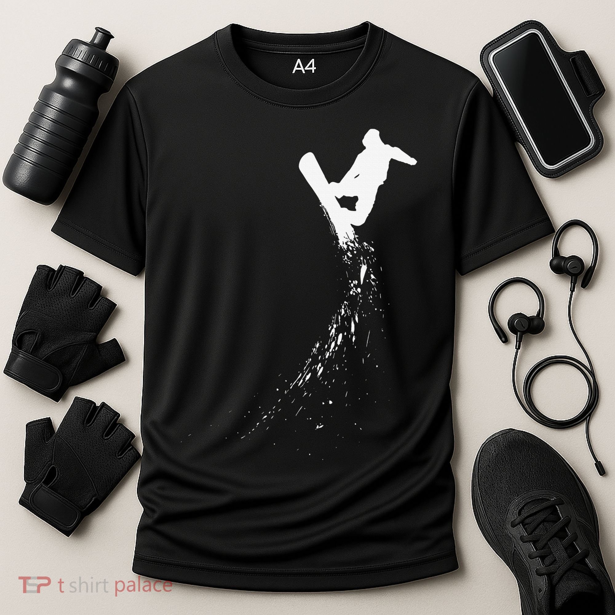 Freestyle Snowboarding Snowboarder Snowboard Wintersports Cooling Performance Crew T-Shirt