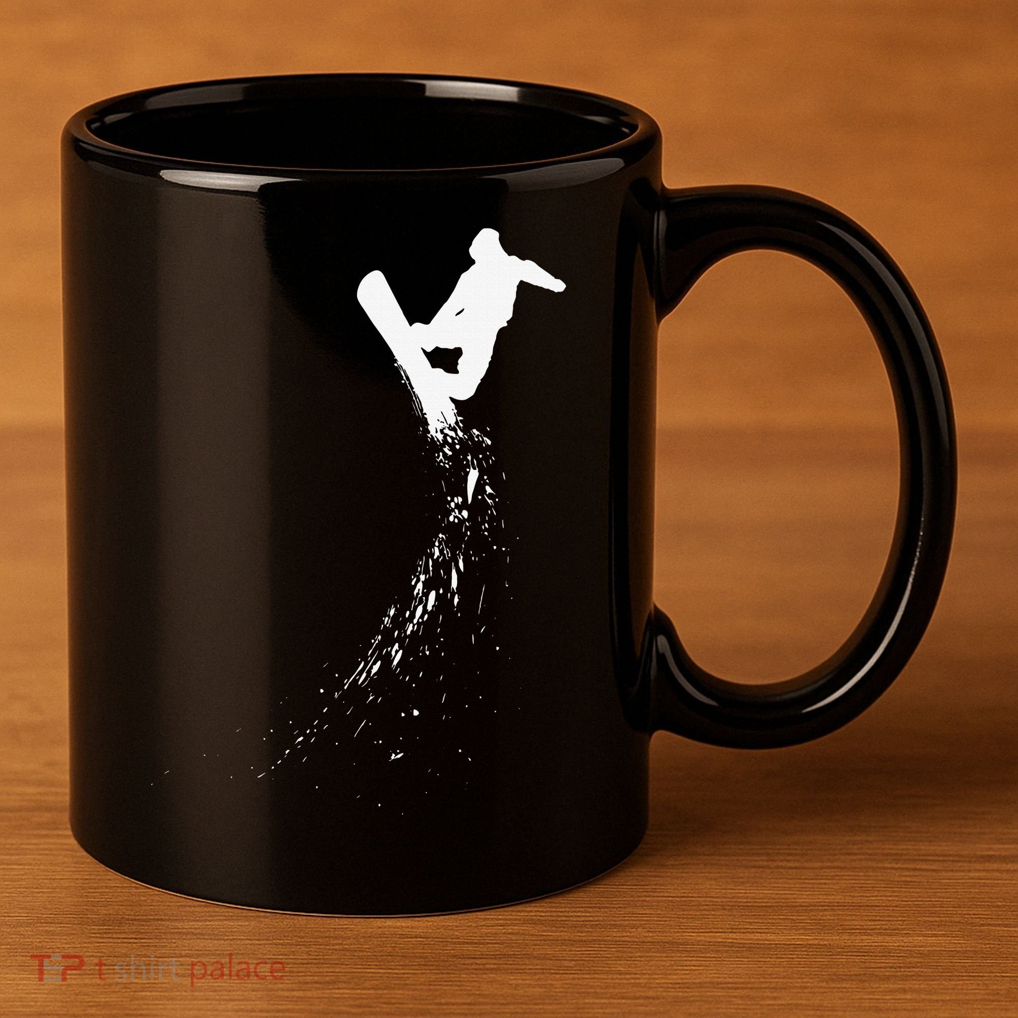 Freestyle Snowboarding Snowboarder Snowboard Wintersports 11oz C Handle Ceramic Mug