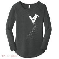 Freestyle Snowboarding Snowboarder Snowboard Wintersports Women's Perfect Tri Tunic Long Sleeve Shirt thumb 0