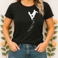 Freestyle Snowboarding Snowboarder Snowboard Wintersports Women's T-Shirt thumb 2