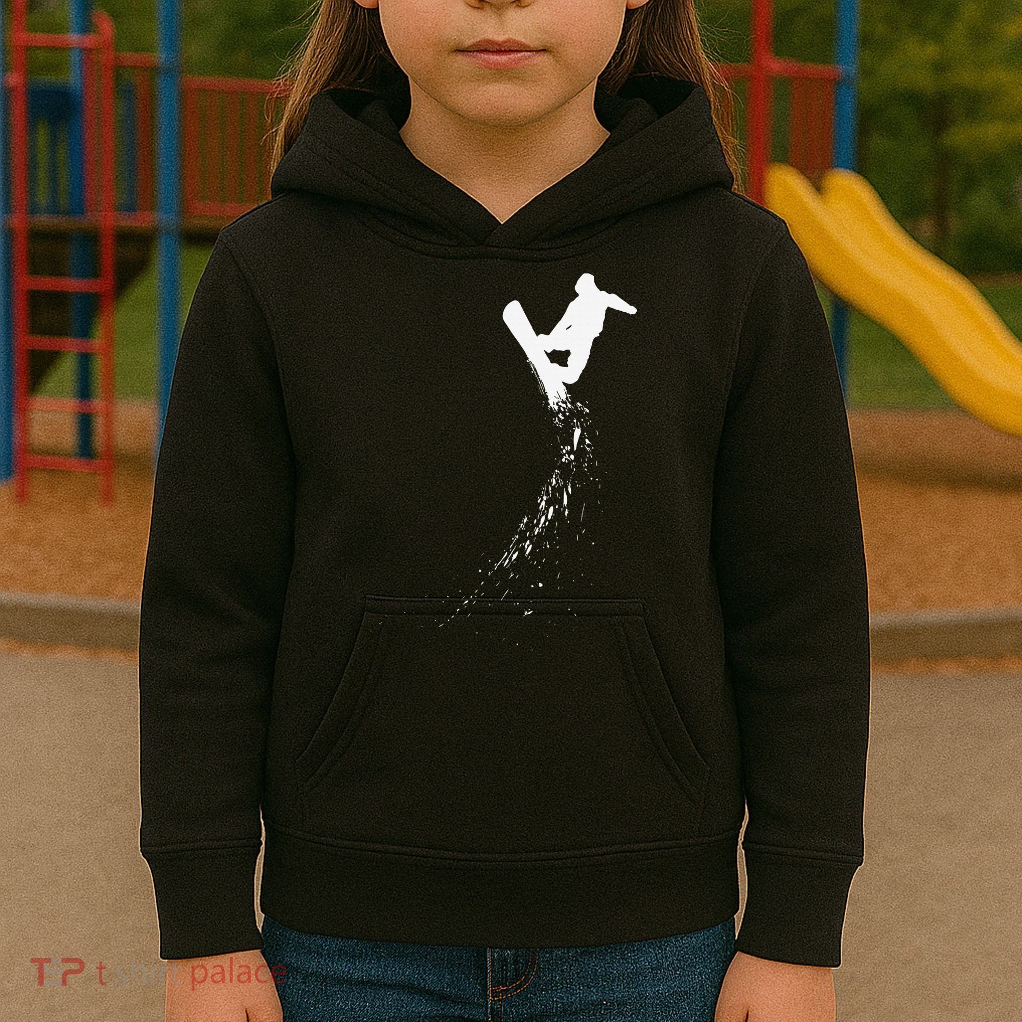 Freestyle Snowboarding Snowboarder Snowboard Wintersports Kids Hoodie