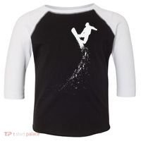 Freestyle Snowboarding Snowboarder Snowboard Wintersports Toddler Fine Jersey T-Shirt thumb 0