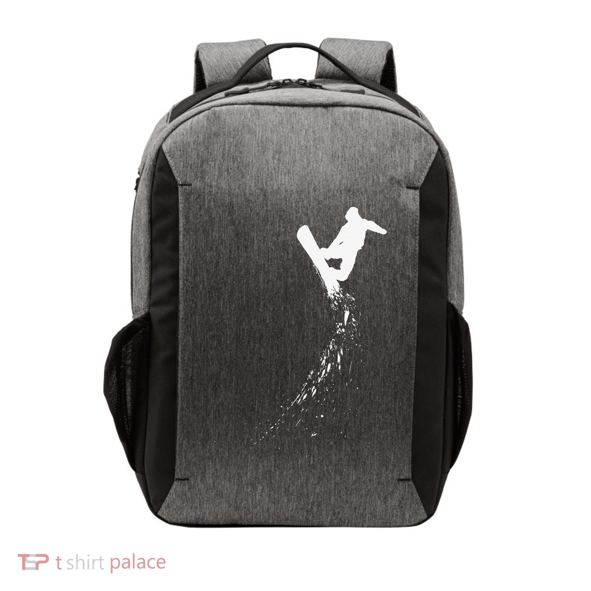 Freestyle Snowboarding Snowboarder Snowboard Wintersports Vector Backpack