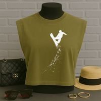 Freestyle Snowboarding Snowboarder Snowboard Wintersports Garment-Dyed Women's Muscle Tee thumb 3