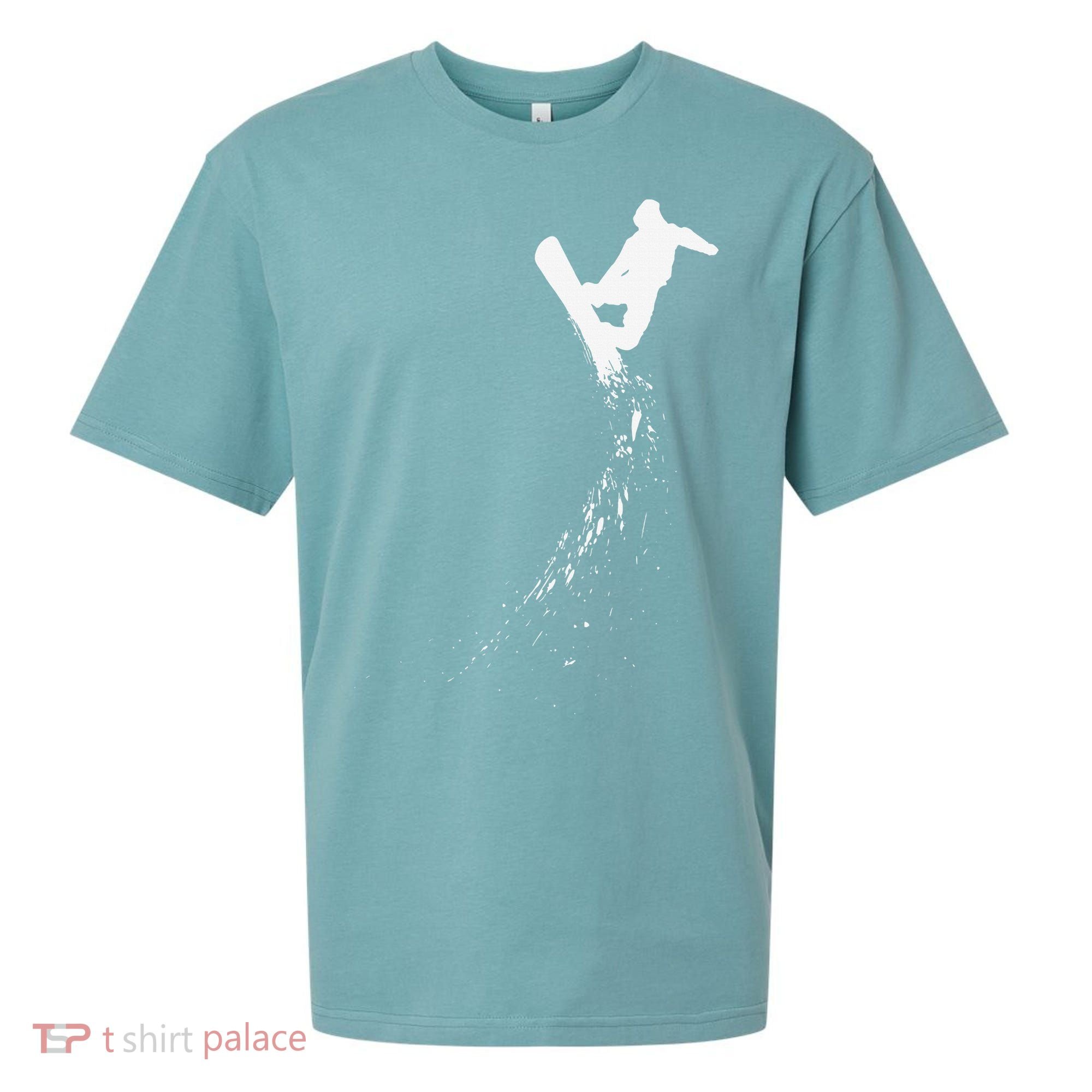 Freestyle Snowboarding Snowboarder Snowboard Wintersports Sueded Cloud Jersey T-Shirt