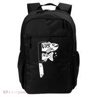 Fresh Sashimi Sushi Knife Anime Inspiration Backpack thumb 0