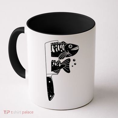 Fresh Sashimi Sushi Knife Anime Inspiration Coffee Mug