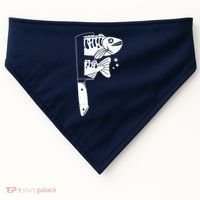 Fresh Sashimi Sushi Knife Anime Inspiration USA-Made Doggie Bandana thumb 0