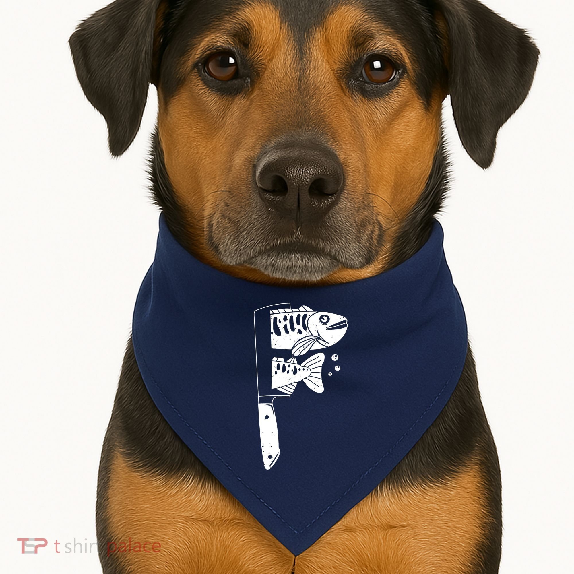 Fresh Sashimi Sushi Knife Anime Inspiration USA-Made Doggie Bandana