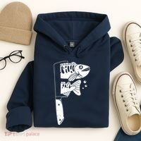 Fresh Sashimi Sushi Knife Anime Inspiration Hoodie thumb 4