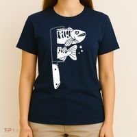 Fresh Sashimi Sushi Knife Anime Inspiration T-Shirt thumb 4