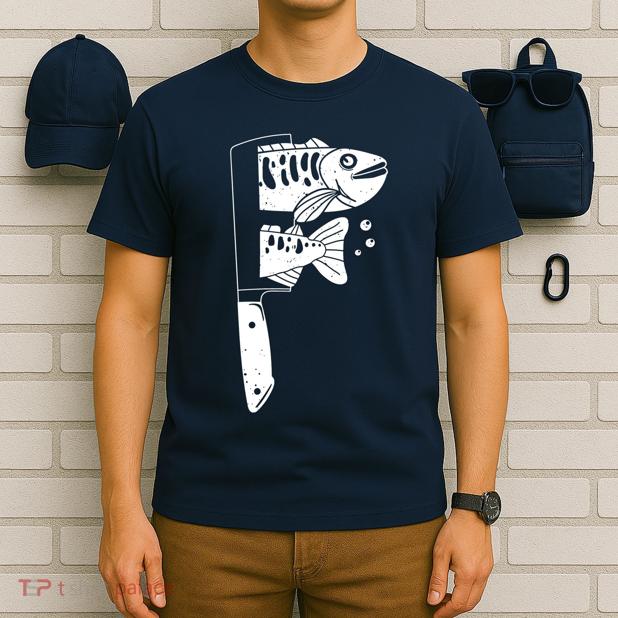 Fresh Sashimi Sushi Knife Anime Inspiration T-Shirt