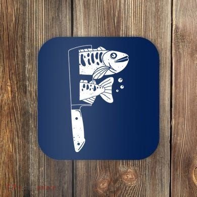 Fresh Sashimi Sushi Knife Anime Inspiration Coaster