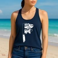 Fresh Sashimi Sushi Knife Anime Inspiration Women's Tank Top thumb 2