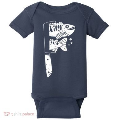 Fresh Sashimi Sushi Knife Anime Inspiration Baby Bodysuit