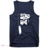 Fresh Sashimi Sushi Knife Anime Inspiration Tank Top thumb 0