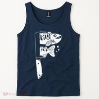 Fresh Sashimi Sushi Knife Anime Inspiration Tank Top thumb 2