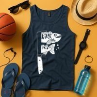 Fresh Sashimi Sushi Knife Anime Inspiration Tank Top thumb 4
