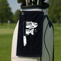 Fresh Sashimi Sushi Knife Anime Inspiration Golf Towel thumb 2