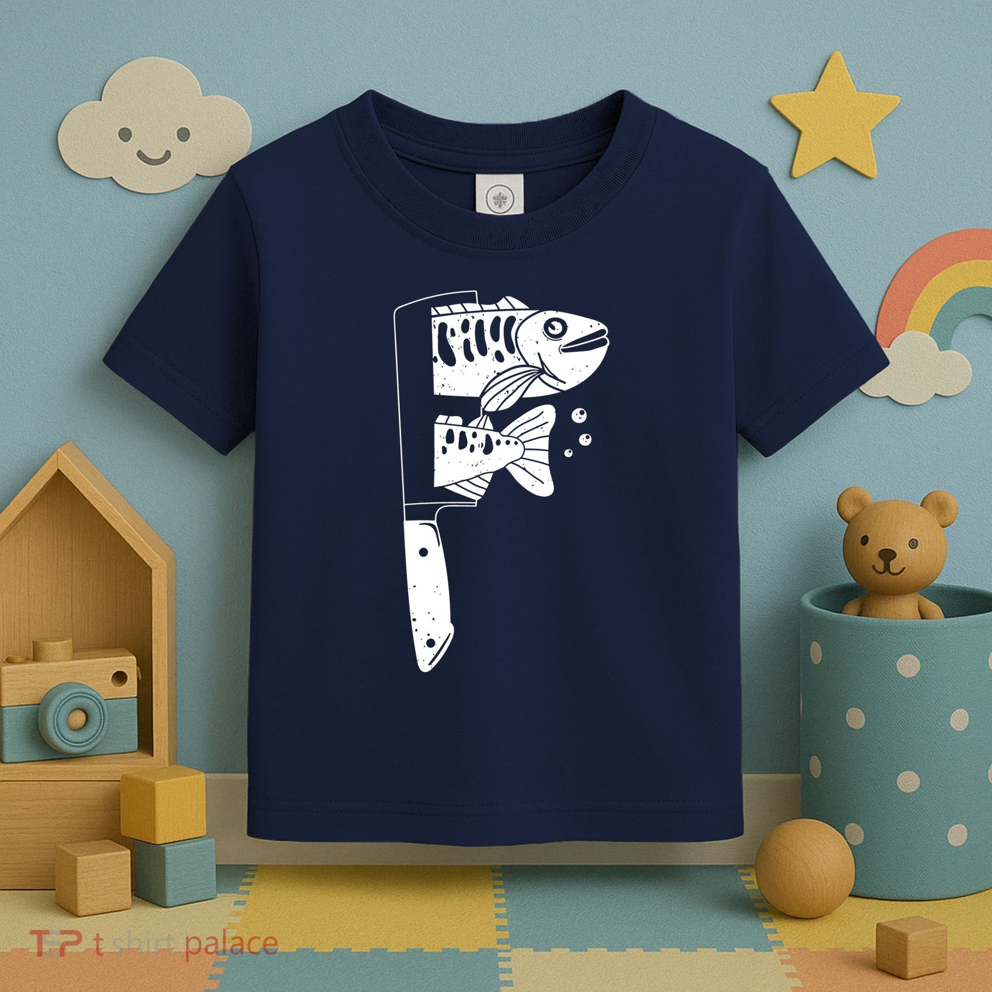 Fresh Sashimi Sushi Knife Anime Inspiration Toddler T-Shirt