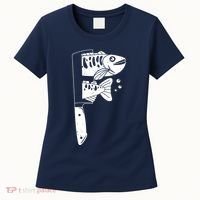 Fresh Sashimi Sushi Knife Anime Inspiration Women's T-Shirt thumb 0