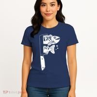 Fresh Sashimi Sushi Knife Anime Inspiration Women's T-Shirt thumb 4