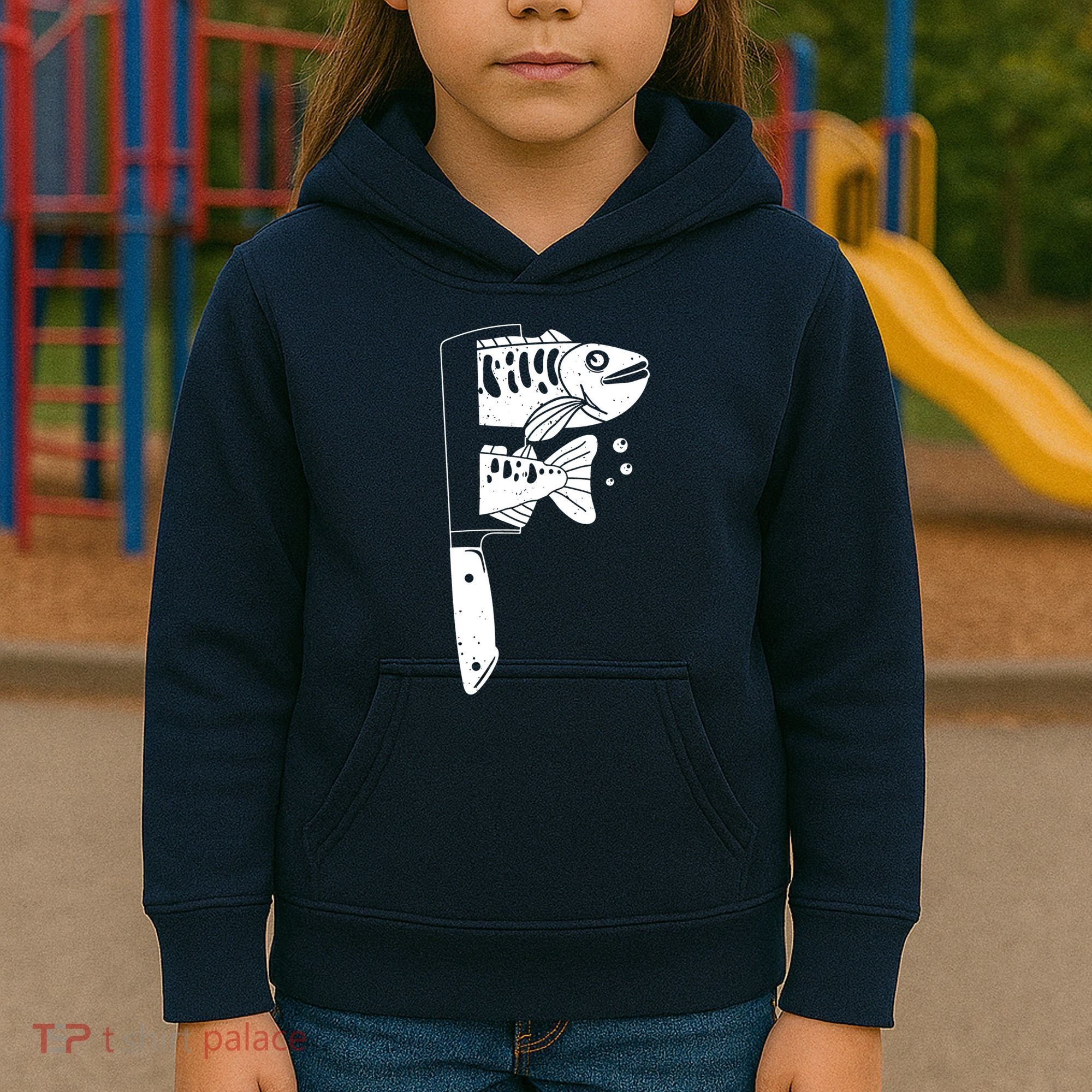 Fresh Sashimi Sushi Knife Anime Inspiration Kids Hoodie