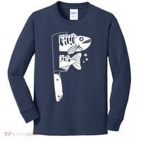 Fresh Sashimi Sushi Knife Anime Inspiration Kids Long Sleeve Shirt thumb 0