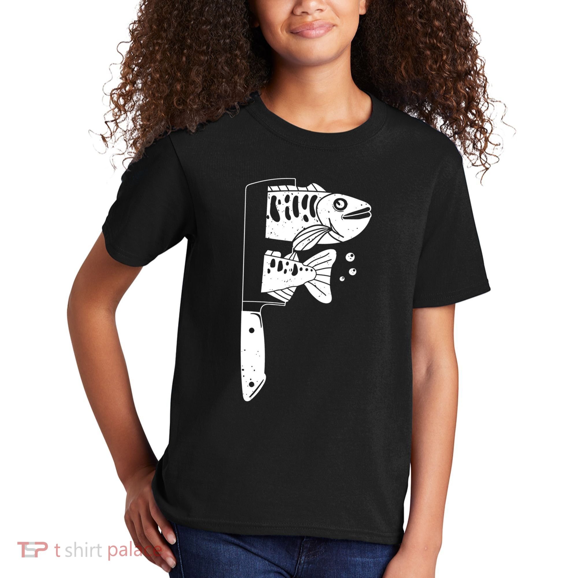 Fresh Sashimi Sushi Knife Anime Inspiration Kids T-Shirt