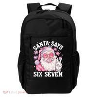 Funny Santa Says Six Seven Christmas 67 Meme Xmas Backpack thumb 0
