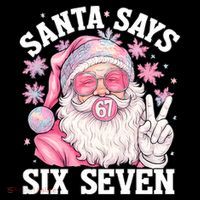 Funny Santa Says Six Seven Christmas 67 Meme Xmas Coffee Mug thumb 5