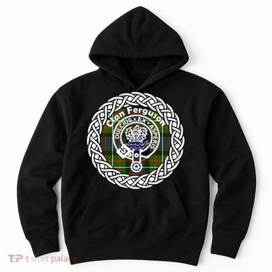 Ferguson Surname Scottish Clan Tartan Crest Badge Hoodie