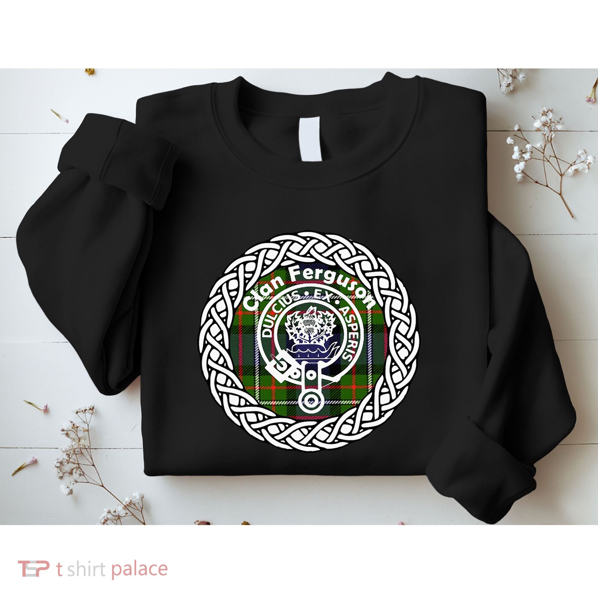 Ferguson Surname Scottish Clan Tartan Crest Badge Sweatshirt