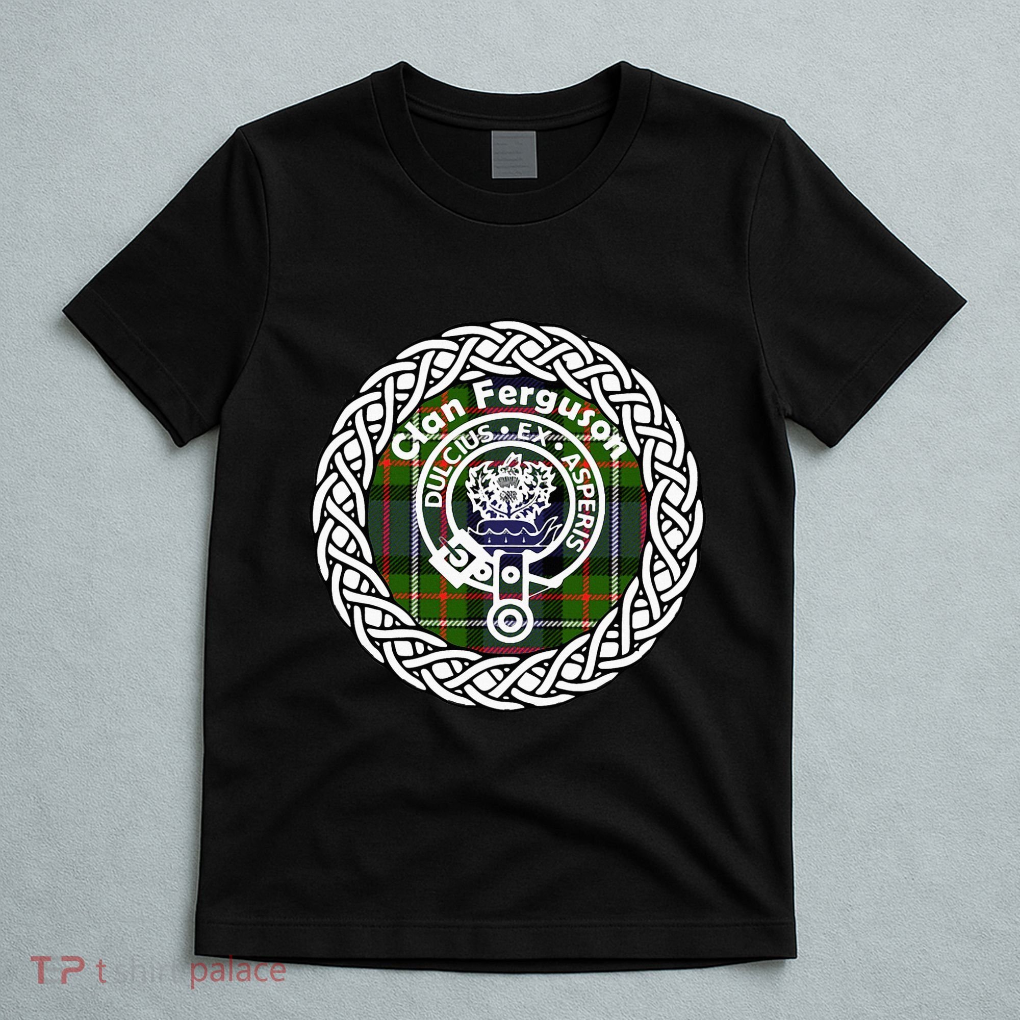 Ferguson Surname Scottish Clan Tartan Crest Badge T-Shirt