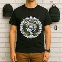 Ferguson Surname Scottish Clan Tartan Crest Badge T-Shirt thumb 6