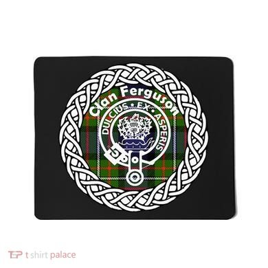 Ferguson Surname Scottish Clan Tartan Crest Badge Mousepad