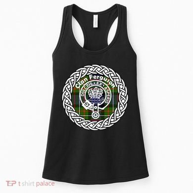 Ferguson Surname Scottish Clan Tartan Crest Badge Women's Tank Top