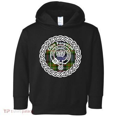 Ferguson Surname Scottish Clan Tartan Crest Badge Toddler Hoodie