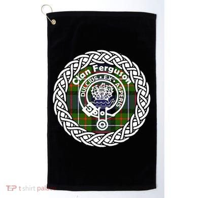 Ferguson Surname Scottish Clan Tartan Crest Badge Golf Towel
