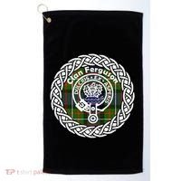 Ferguson Surname Scottish Clan Tartan Crest Badge Golf Towel thumb 0