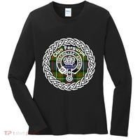 Ferguson Surname Scottish Clan Tartan Crest Badge Women's Long Sleeve Shirt thumb 0