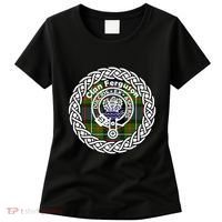 Ferguson Surname Scottish Clan Tartan Crest Badge Women's T-Shirt thumb 0