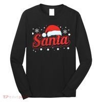 Funny Santa SantaS Favorite Ho Matching Couple Christmas Long Sleeve Shirt thumb 0