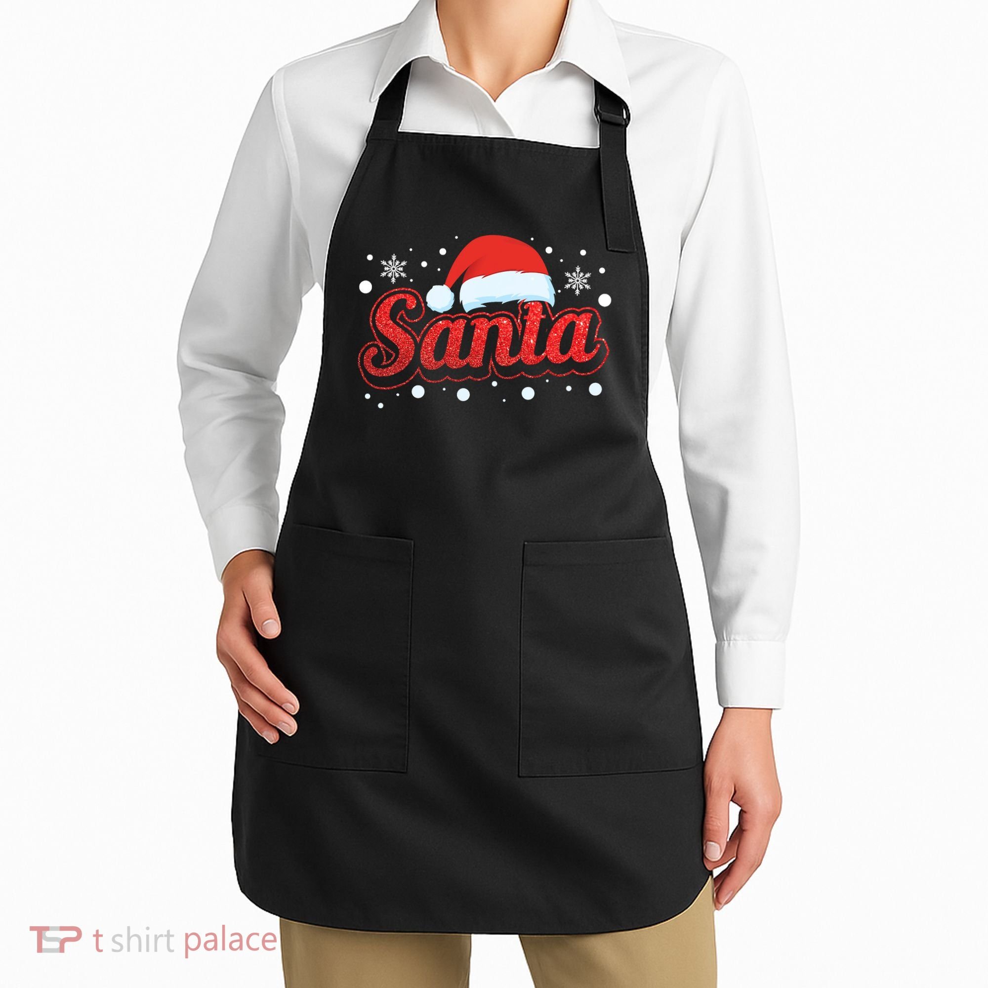 Funny Santa SantaS Favorite Ho Matching Couple Christmas Apron