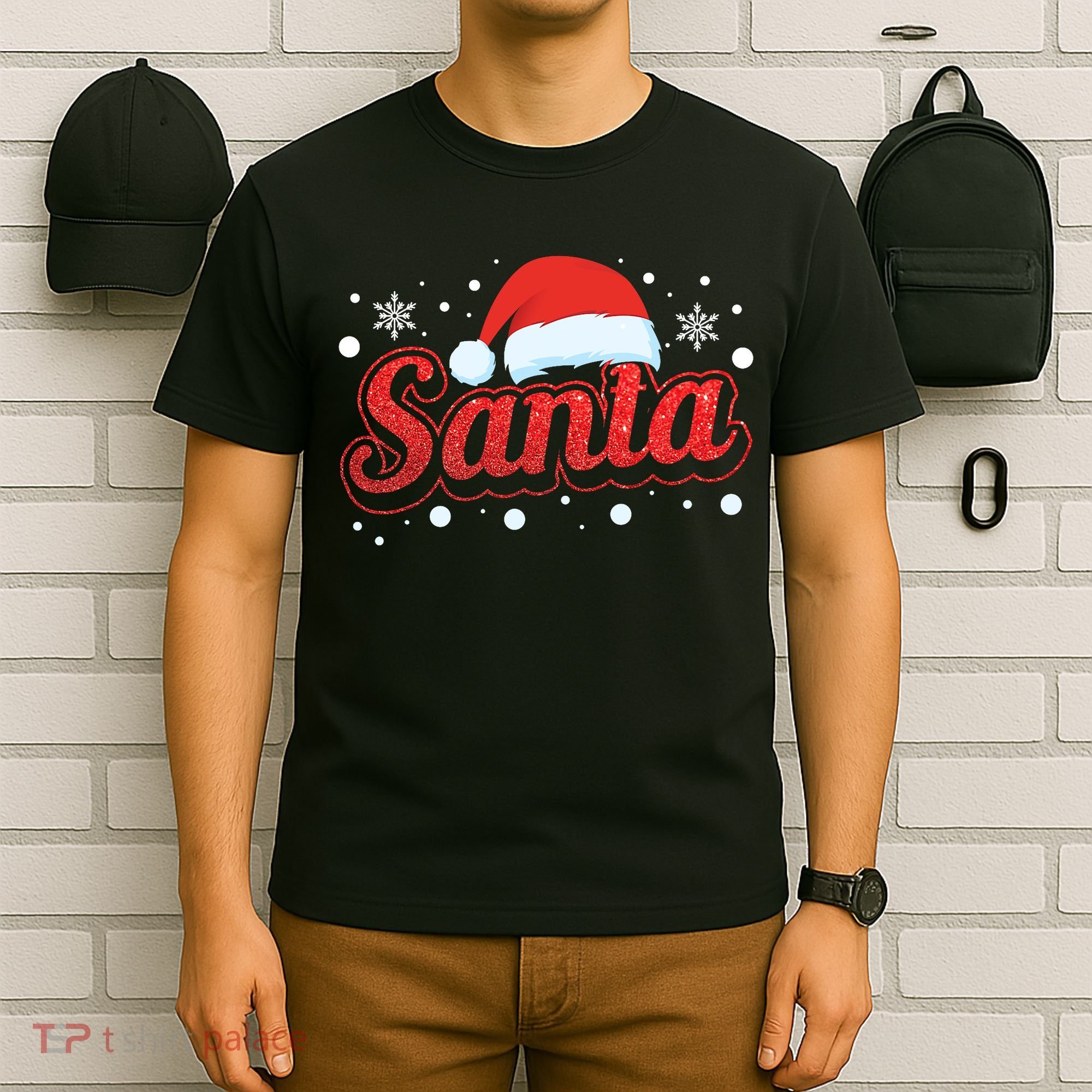 Funny Santa SantaS Favorite Ho Matching Couple Christmas T-Shirt